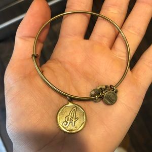 Alex and ani initial necklace - A